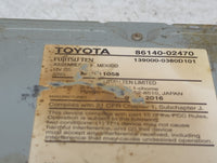 2015-2016 Toyota Corolla Radio AM FM Cd Player Receiver Replacement P/N:86140-02470 139000-0380D101, 100571 Fits Fits 2015 2