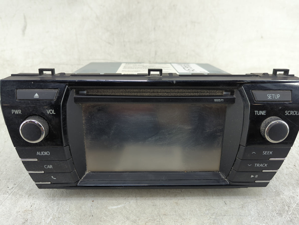 2015-2016 Toyota Corolla Information Radio Display Screen - Oemusedautoparts1.com