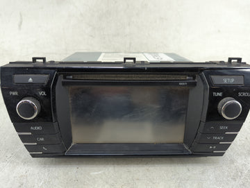 2015-2016 Toyota Corolla Radio AM FM Cd Player Receiver Replacement P/N:86140-02470 139000-0380C101, MN520236 Fits Fits 2015