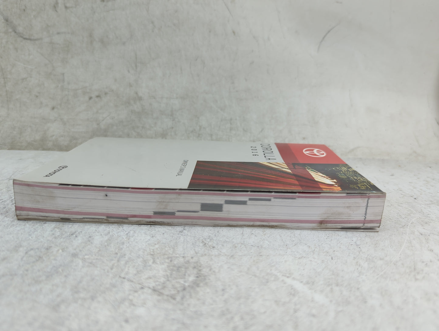 2016 Toyota Corolla Owners Manual Book Guide P/N:OM12J84U 01999-12J84 OEM Used Auto Parts - Oemusedautoparts1.com
