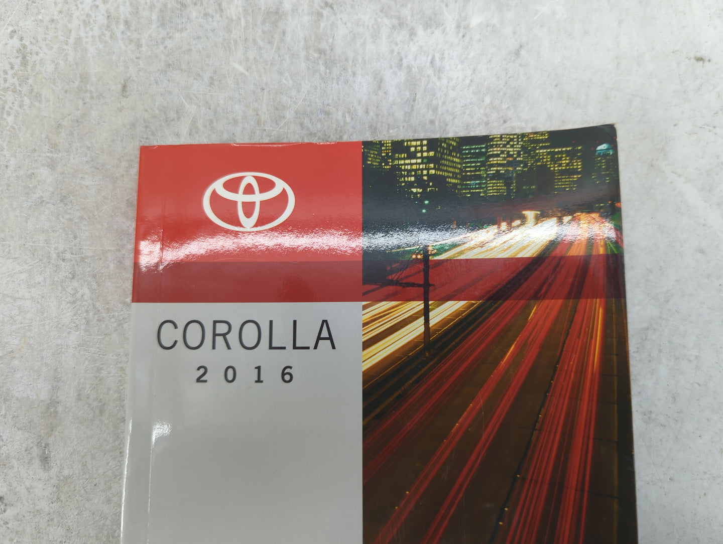 2016 Toyota Corolla Owners Manual Book Guide P/N:OM12J84U 01999-12J84 OEM Used Auto Parts - Oemusedautoparts1.com