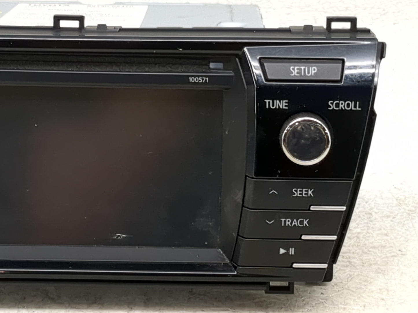 2015-2016 Toyota Corolla Radio AM FM Cd Player Receiver Replacement P/N:86140-02470 139000-0380B101 Fits Fits 2015 2016 OEM 