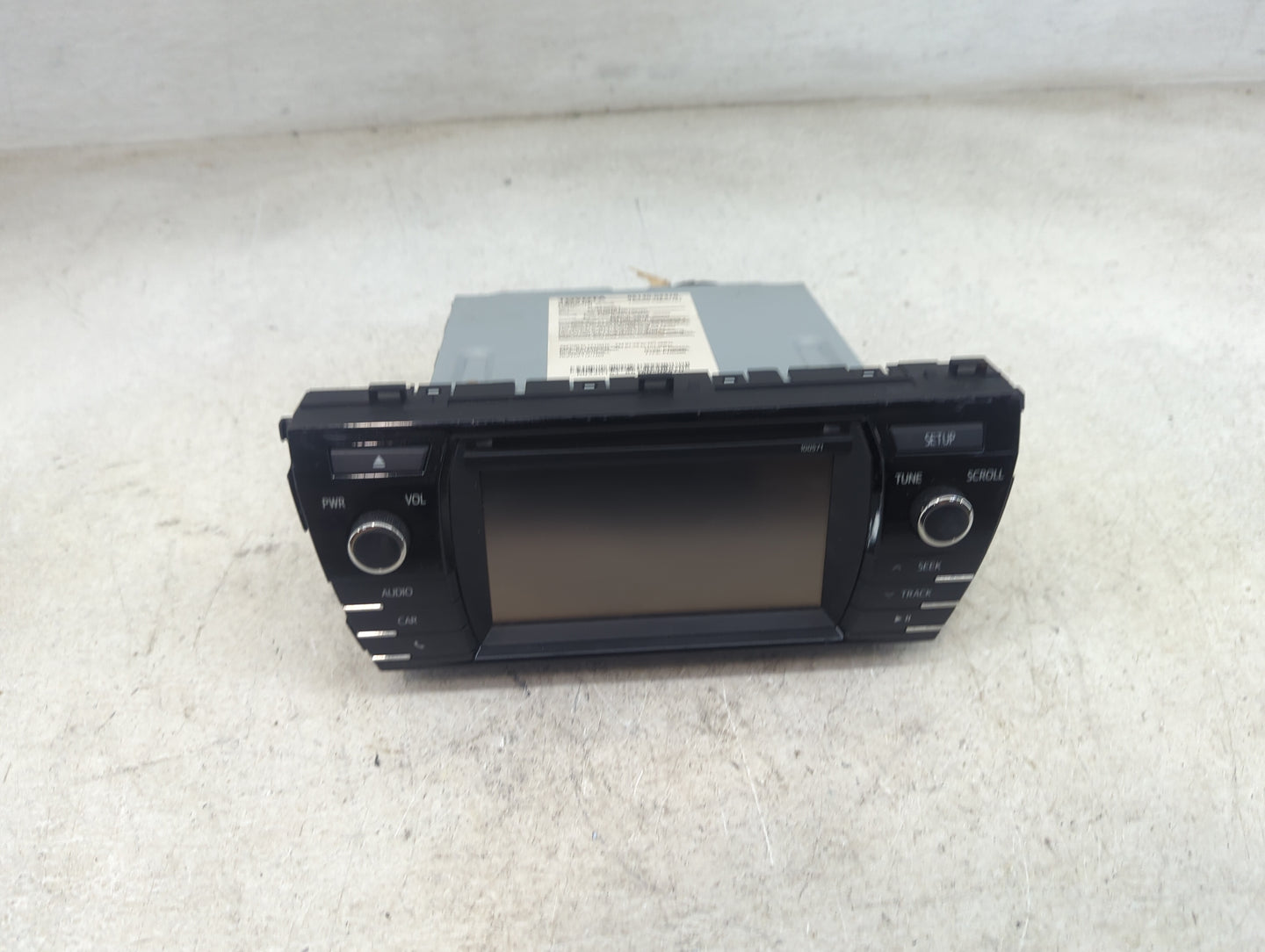 2015-2016 Toyota Corolla Radio AM FM Cd Player Receiver Replacement P/N:86140-02470 139000-0380C101, MN330161 Fits Fits 2015