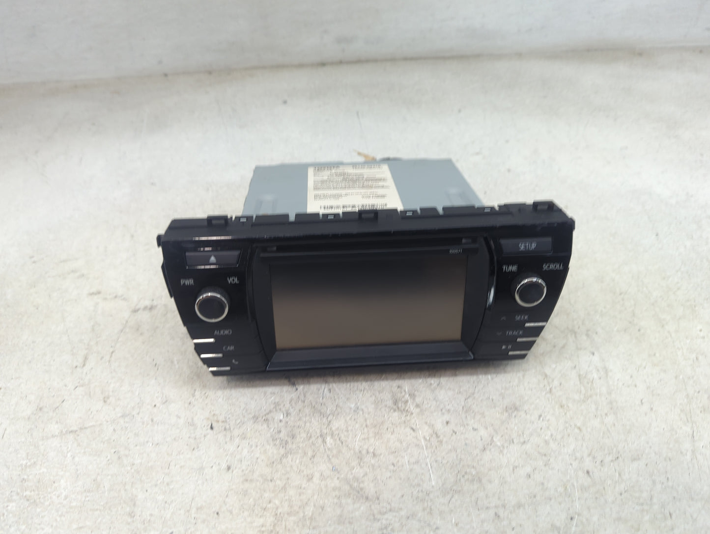 2015-2016 Toyota Corolla Radio AM FM Cd Player Receiver Replacement P/N:86140-02470 139000-0380C101, MN330161 Fits Fits 2015