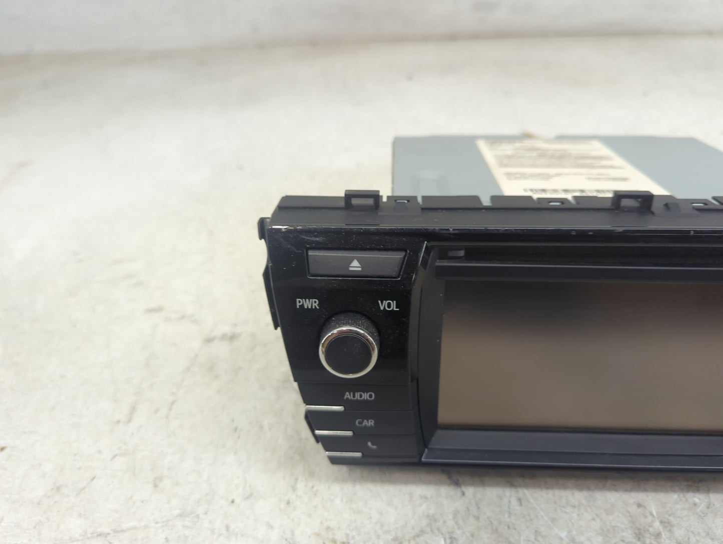 2015-2016 Toyota Corolla Radio AM FM Cd Player Receiver Replacement P/N:86140-02470 139000-0380C101, MN330161 Fits Fits 2015