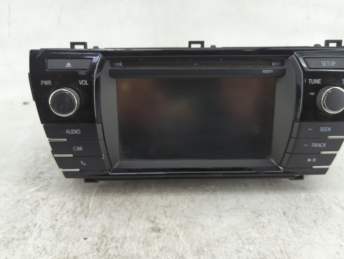 2015-2016 Toyota Corolla Radio AM FM Cd Player Receiver Replacement P/N:100571 0380B DA 06A16100E0555 Fits Fits 2015 2016 OE