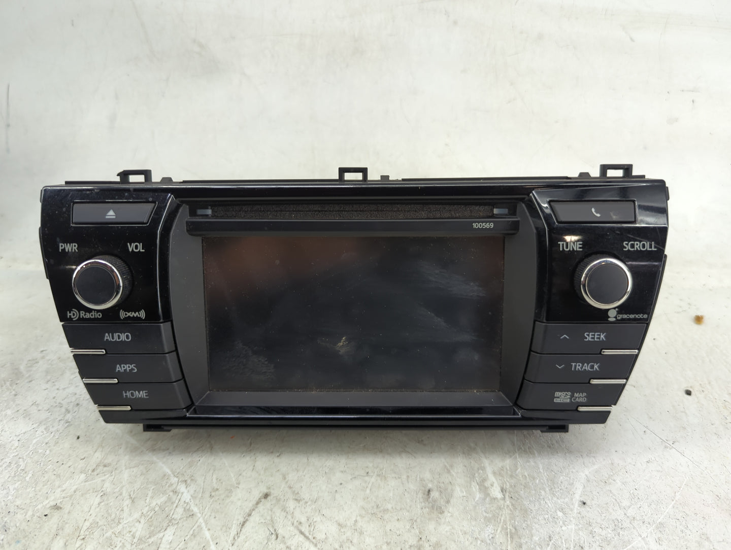 2016 Toyota Corolla Radio AM FM Cd Player Receiver Replacement P/N:100569 0361D AV 06A166170745A Fits OEM Used Auto Parts - 