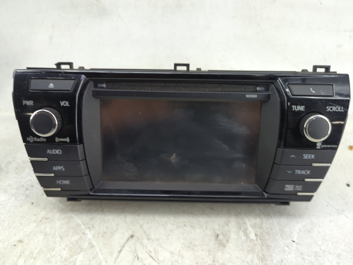 2016 Toyota Corolla Radio AM FM Cd Player Receiver Replacement P/N:100569 0361D AV 06A166170745A Fits OEM Used Auto Parts - 