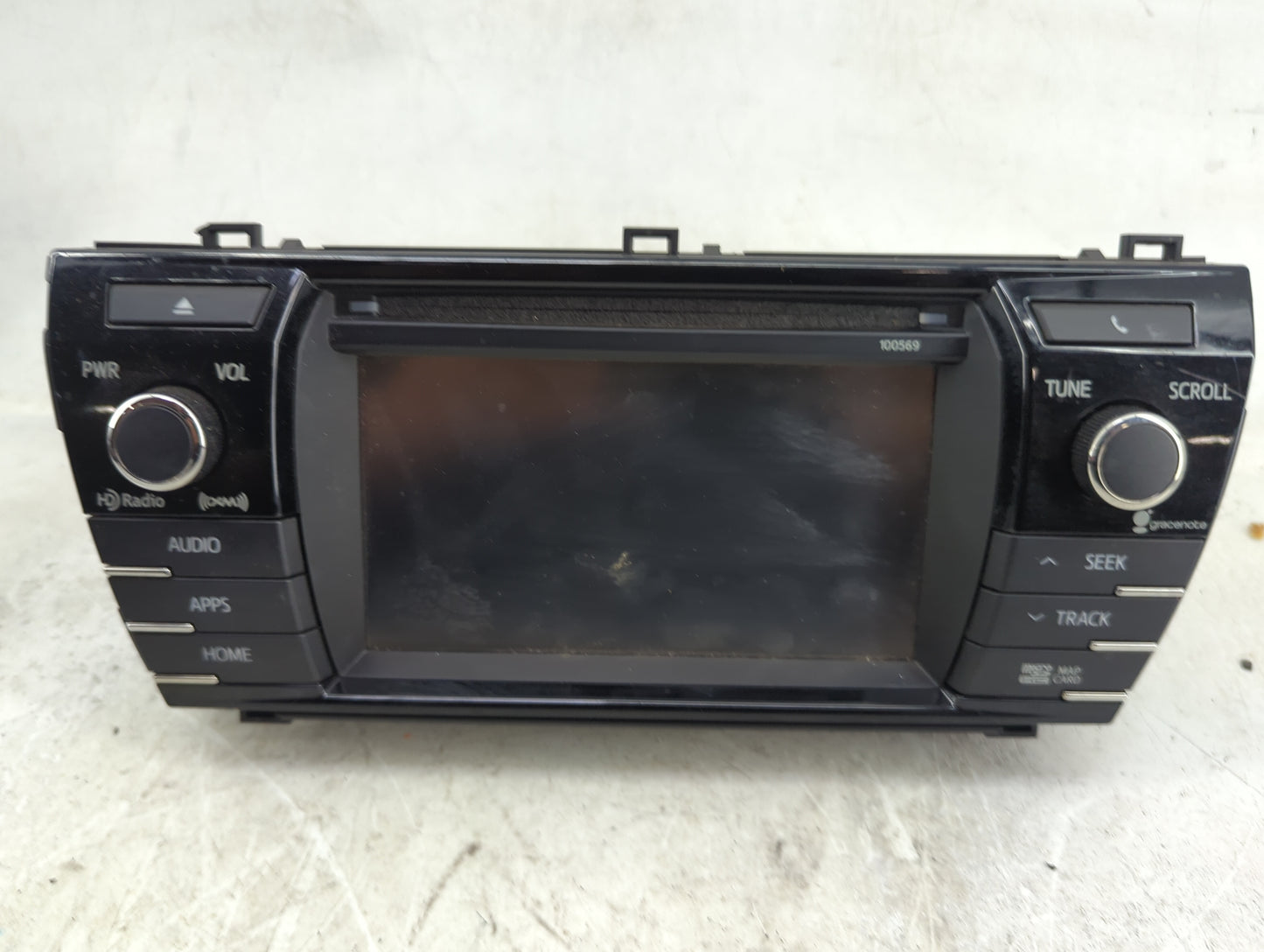 2016 Toyota Corolla Radio AM FM Cd Player Receiver Replacement P/N:100569 0361D AV 06A166170745A Fits OEM Used Auto Parts - 