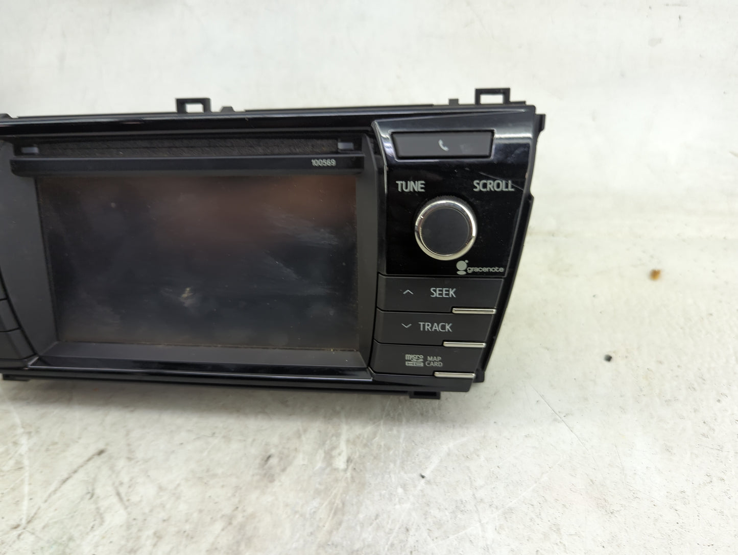 2016 Toyota Corolla Radio AM FM Cd Player Receiver Replacement P/N:100569 0361D AV 06A166170745A Fits OEM Used Auto Parts - 