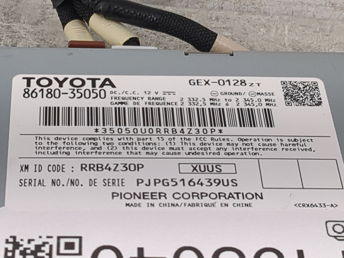 2014-2019 Toyota Corolla Tuner Satellite Receiver 1495040 - Oemusedautoparts1.com