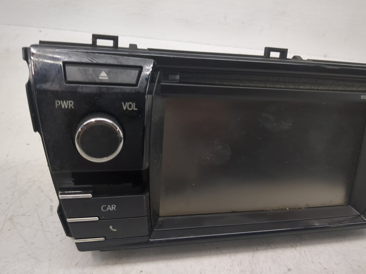 2015-2016 Toyota Corolla Radio AM FM Cd Player Receiver Replacement P/N:100571 0380C DA 06A161178D5CR Fits Fits 2015 2016 OE