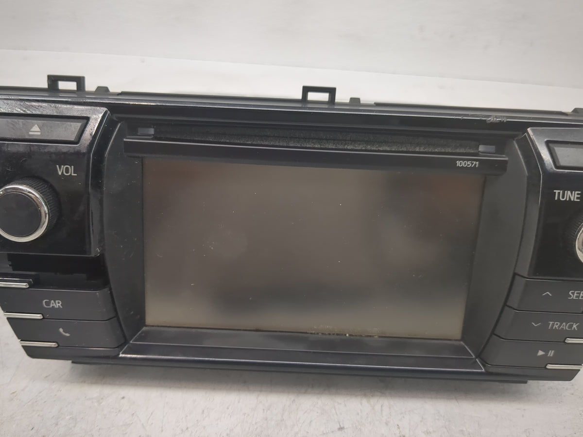 2015-2016 Toyota Corolla Radio AM FM Cd Player Receiver Replacement P/N:100571 0380C DA 06A161178D5CR Fits Fits 2015 2016 OE