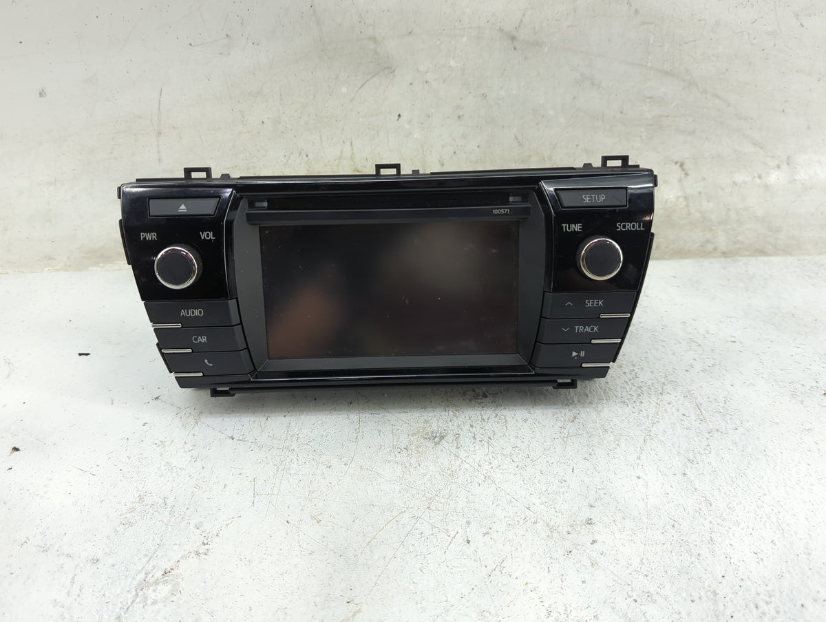 2015-2016 Toyota Corolla Radio AM FM Cd Player Receiver Replacement P/N:86140-02470 139000-0380C101, MN326715 Fits Fits 2015