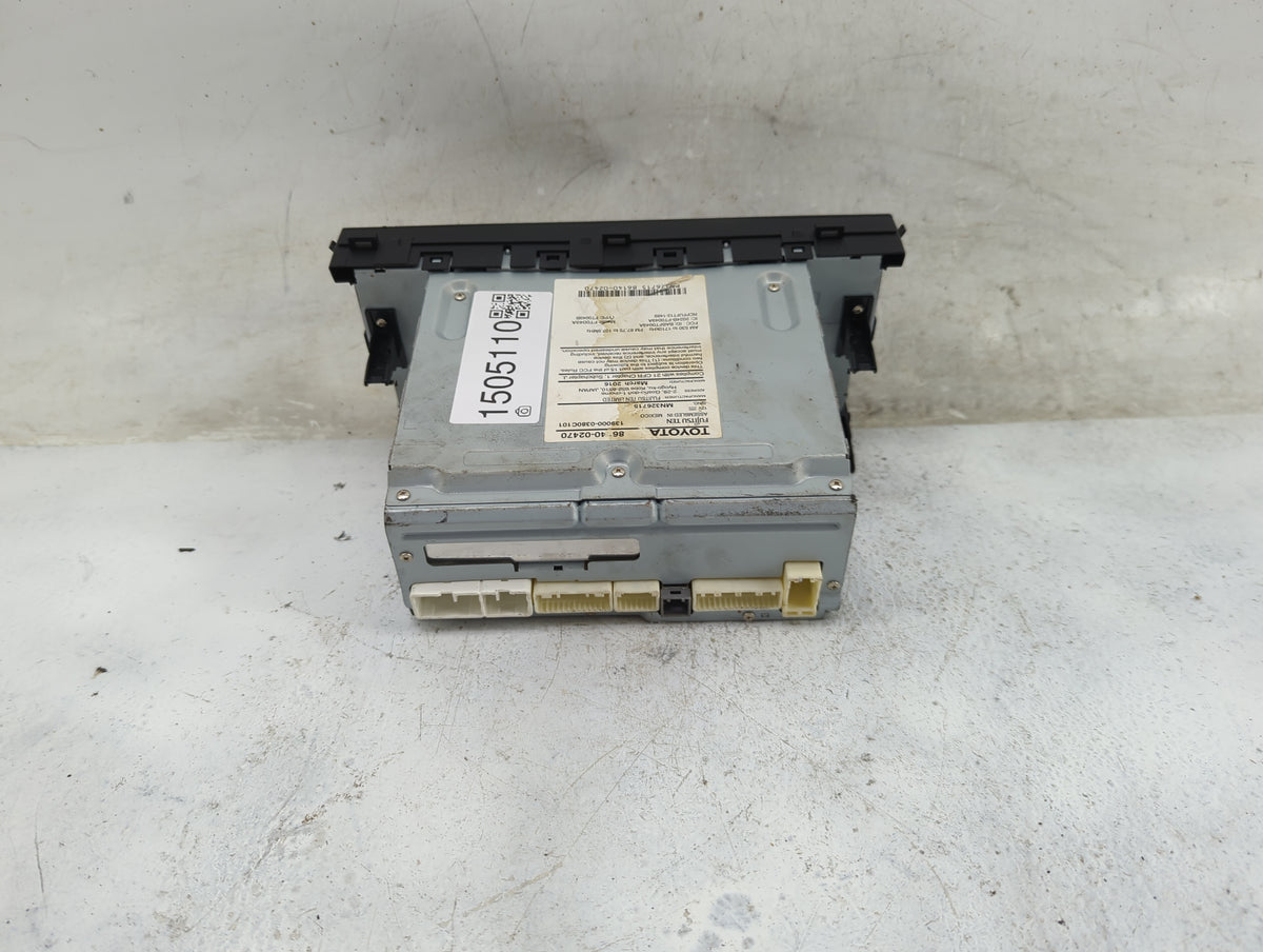 2015-2016 Toyota Corolla Radio AM FM Cd Player Receiver Replacement P/N:86140-02470 139000-0380C101, MN326715 Fits Fits 2015