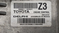 2015 Toyota Corolla PCM Engine Control Computer ECU ECM PCU OEM P/N:89661-0Z630 89661-0Z631 Fits OEM Used Auto Parts - Oemus