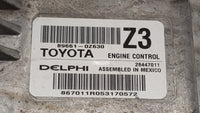 2015 Toyota Corolla PCM Engine Control Computer ECU ECM PCU OEM P/N:89661-0Z630 89661-0Z631 Fits OEM Used Auto Parts - Oemus