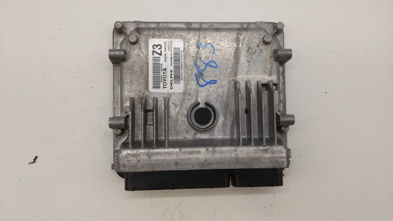 2015 Toyota Corolla PCM Engine Control Computer ECU ECM PCU OEM P/N:89661-0Z630 89661-0Z631 Fits OEM Used Auto Parts - Oemus
