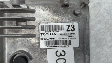 2015 Toyota Corolla PCM Engine Control Computer ECU ECM PCU OEM P/N:89661-0Z630 89661-0Z631 Fits OEM Used Auto Parts