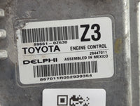 2016 Toyota Corolla PCM Engine Control Computer ECU ECM PCU OEM P/N:89661-0Z630 89661-0Z621 Fits OEM Used Auto Parts - Oemus