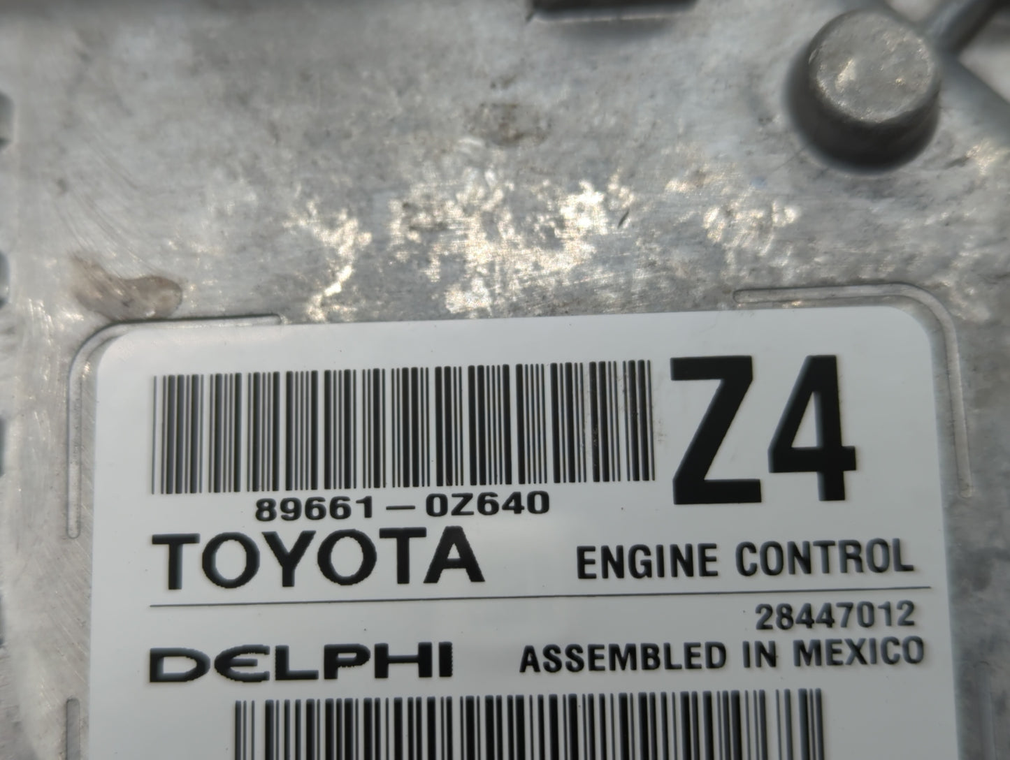 2016 Toyota Corolla PCM Engine Control Computer ECU ECM PCU OEM P/N:89661-0Z630 89661-0Z621 Fits OEM Used Auto Parts - Oemus