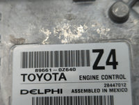2016 Toyota Corolla PCM Engine Control Computer ECU ECM PCU OEM P/N:89661-0Z630 89661-0Z621 Fits OEM Used Auto Parts - Oemus