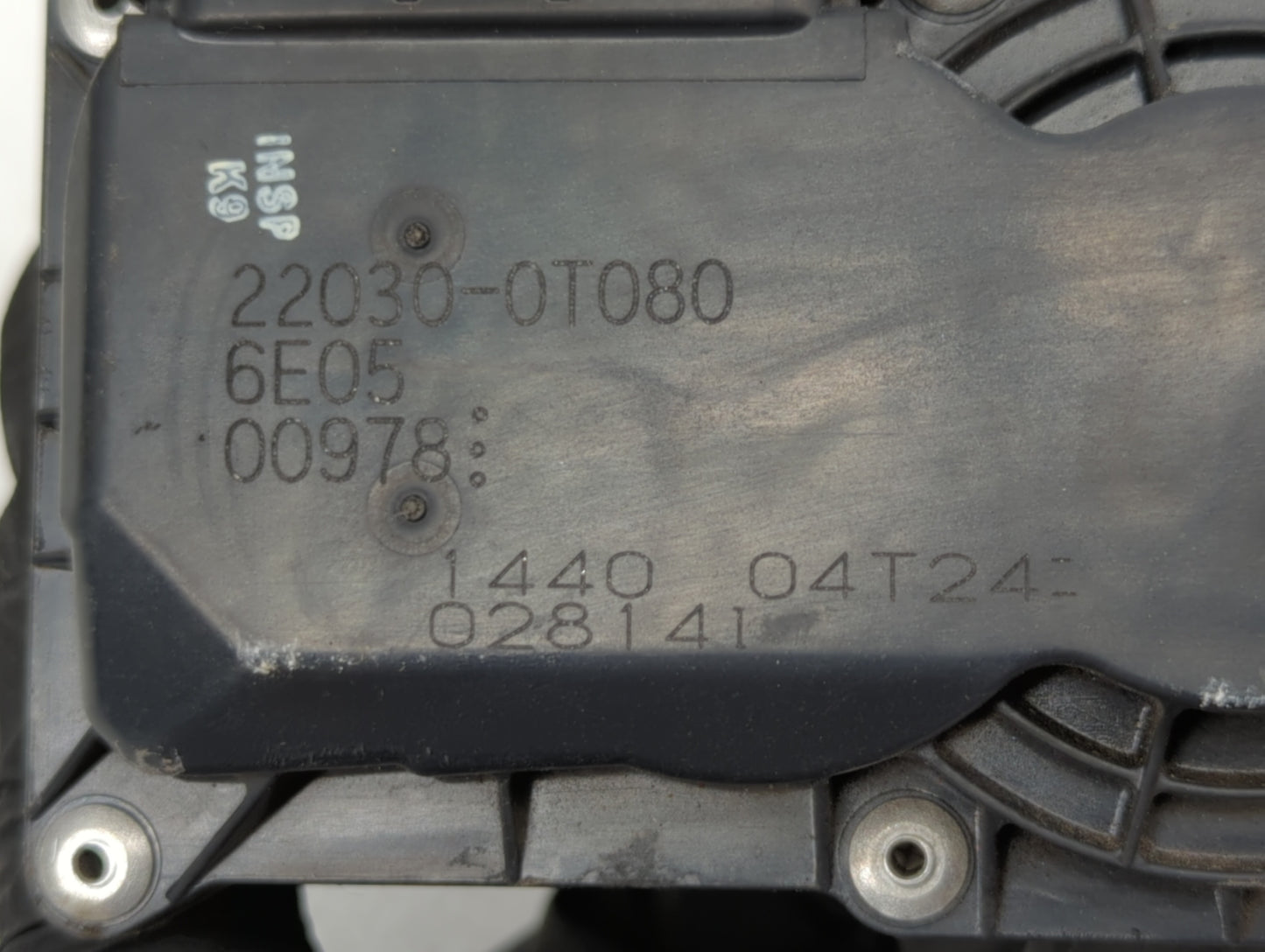 2011-2018 Toyota Corolla Throttle Body P/N:22030-0T080 Fits Fits 2011 2012 2013 2014 2015 2016 2017 2018 OEM Used Auto Parts