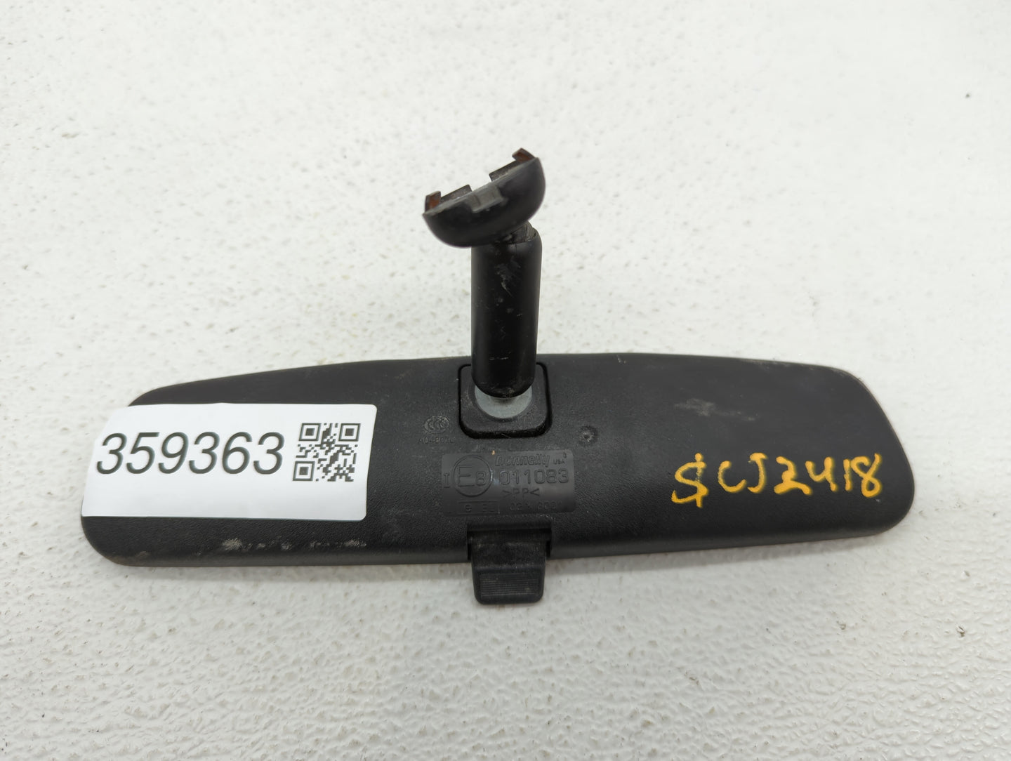 2009-2016 Toyota Corolla Interior Rear View Mirror Replacement OEM P/N:E8011083 E4022198 Fits OEM Used Auto Parts - Oemuseda