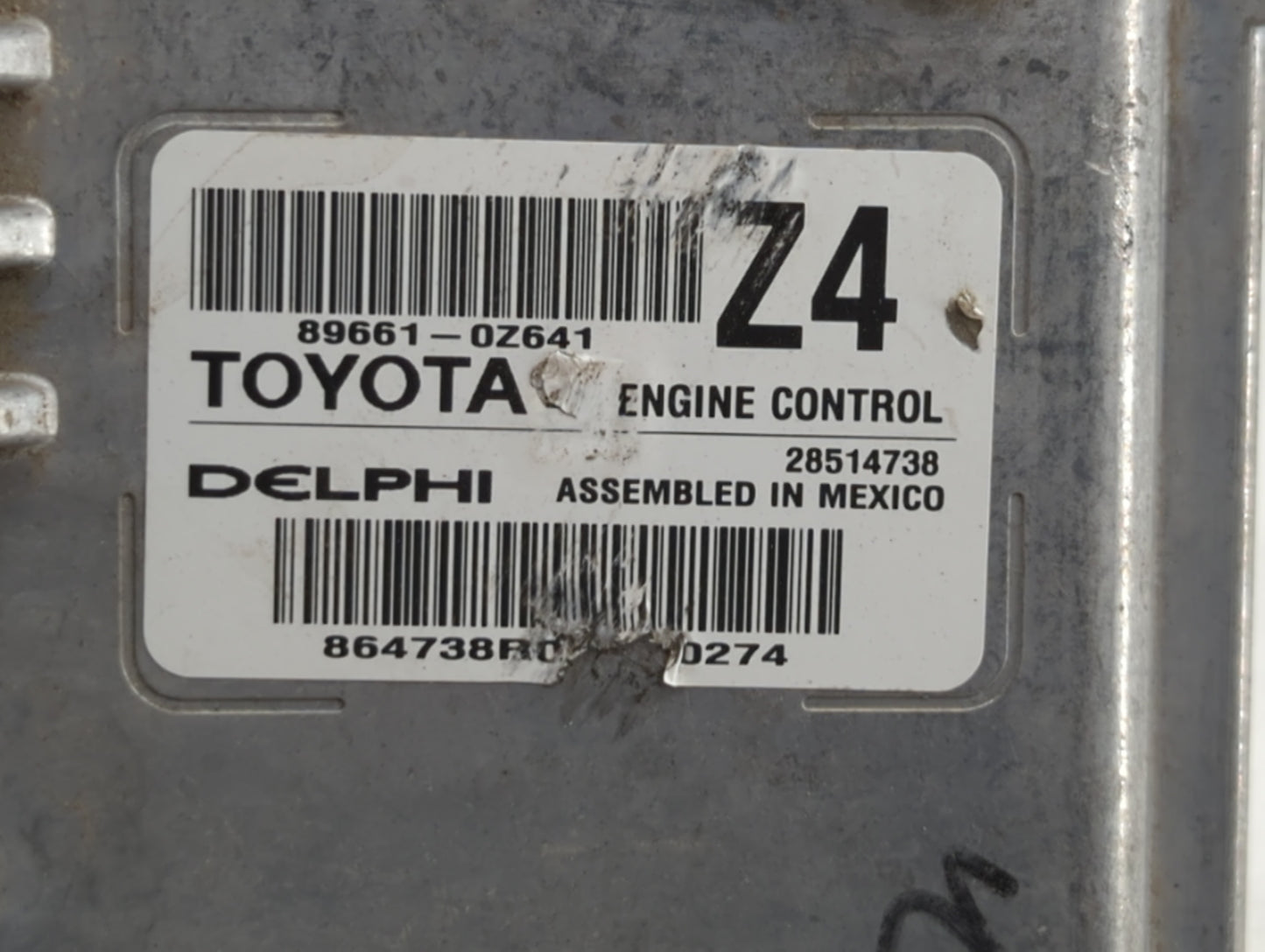 2015 Toyota Corolla PCM Engine Control Computer ECU ECM PCU OEM P/N:89661-0Z641 89661-0Z640, 89661-0Z630 Fits OEM Used Auto 