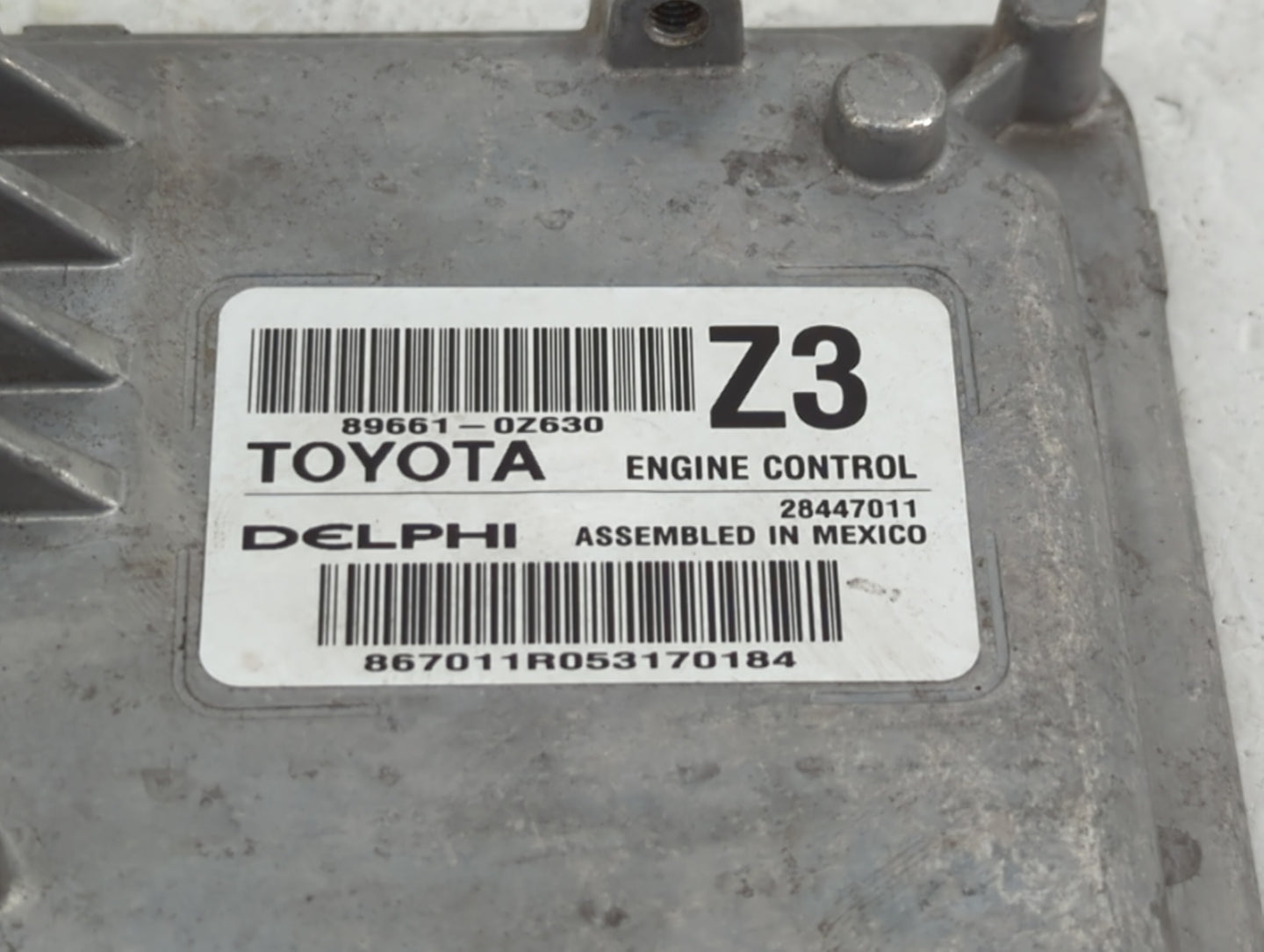 2015 Toyota Corolla PCM Engine Control Computer ECU ECM PCU OEM P/N:89661-0Z641 89661-0Z640, 89661-0Z630 Fits OEM Used Auto 