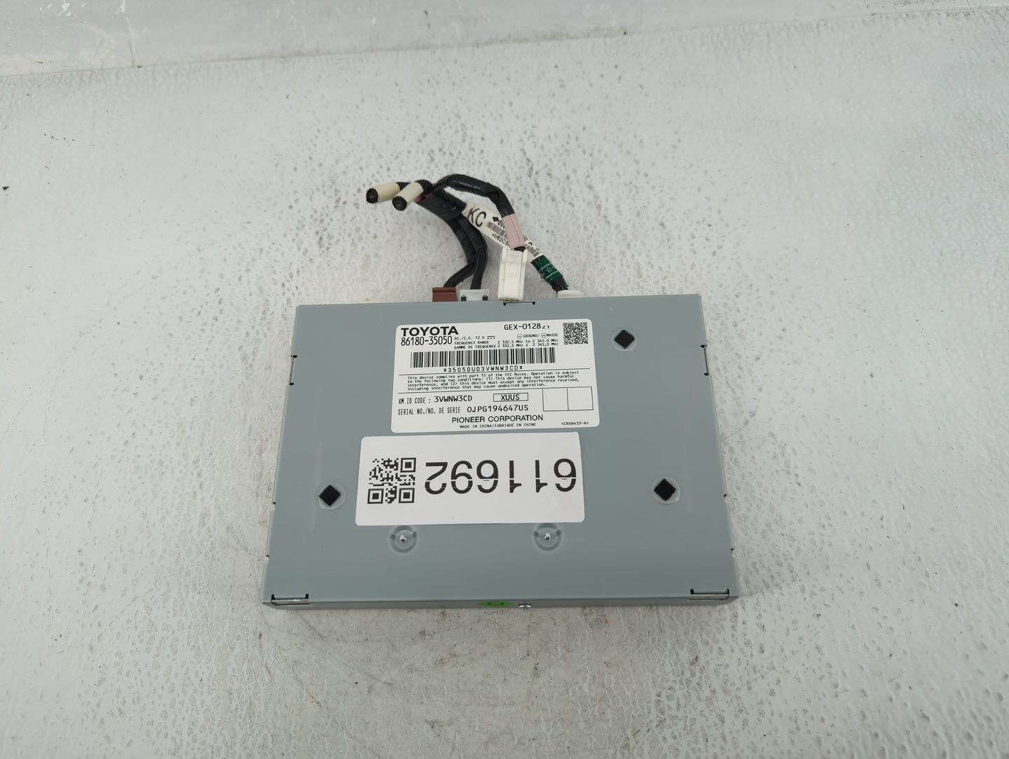 2014-2019 Toyota Corolla Am Fm Cd Player Radio Receiver - Oemusedautoparts1.com