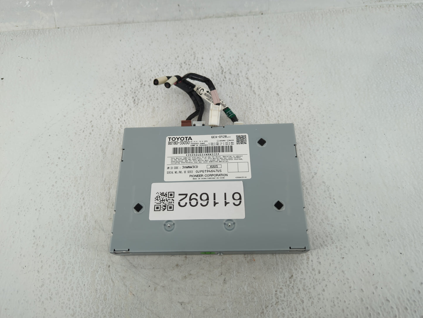 2014-2019 Toyota Corolla Am Fm Cd Player Radio Receiver - Oemusedautoparts1.com