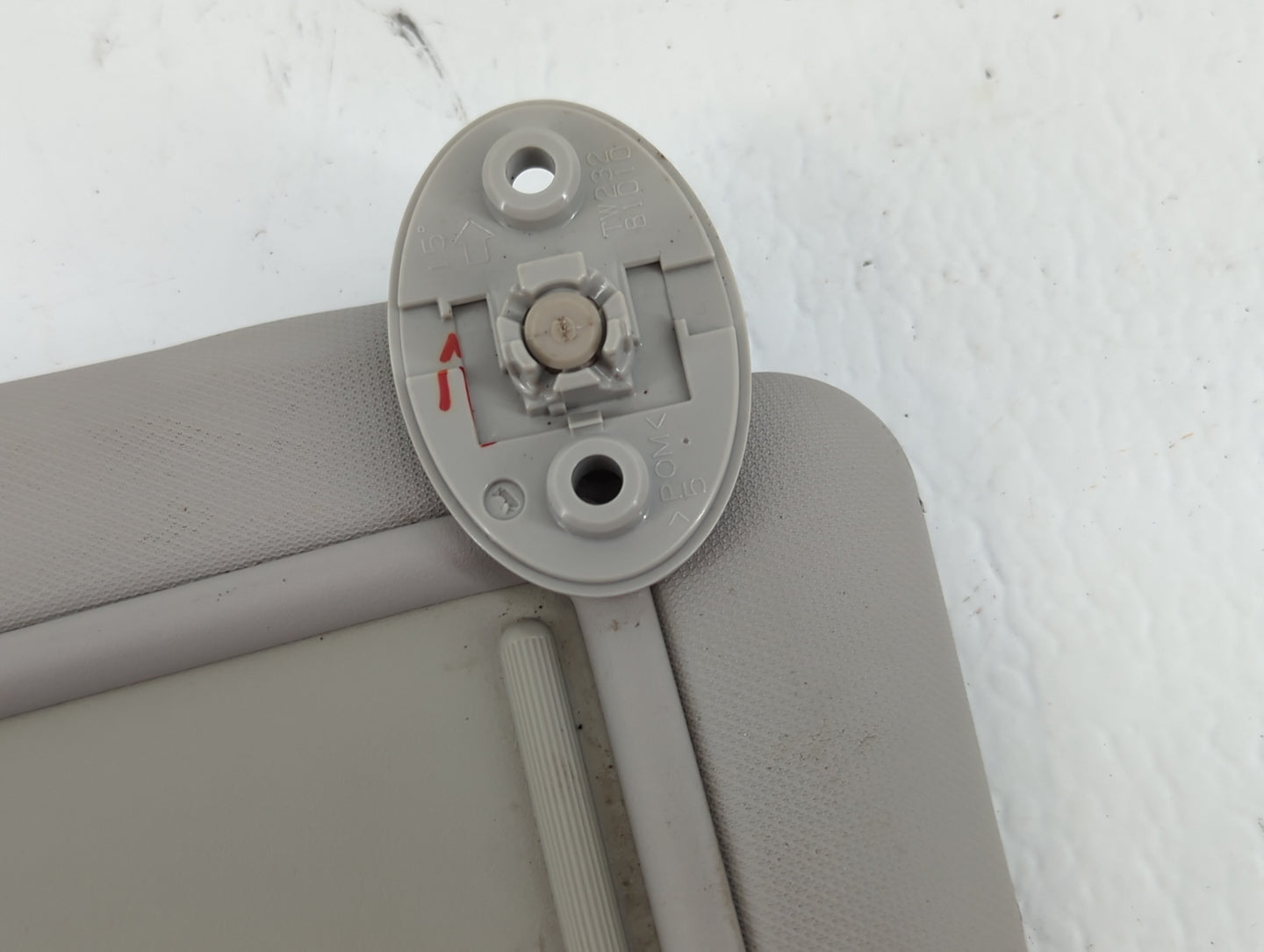 2014-2016 Toyota Corolla Sun Visor Shade Replacement Passenger Right Mirror Fits Fits 2014 2015 2016 OEM Used Auto Parts - O