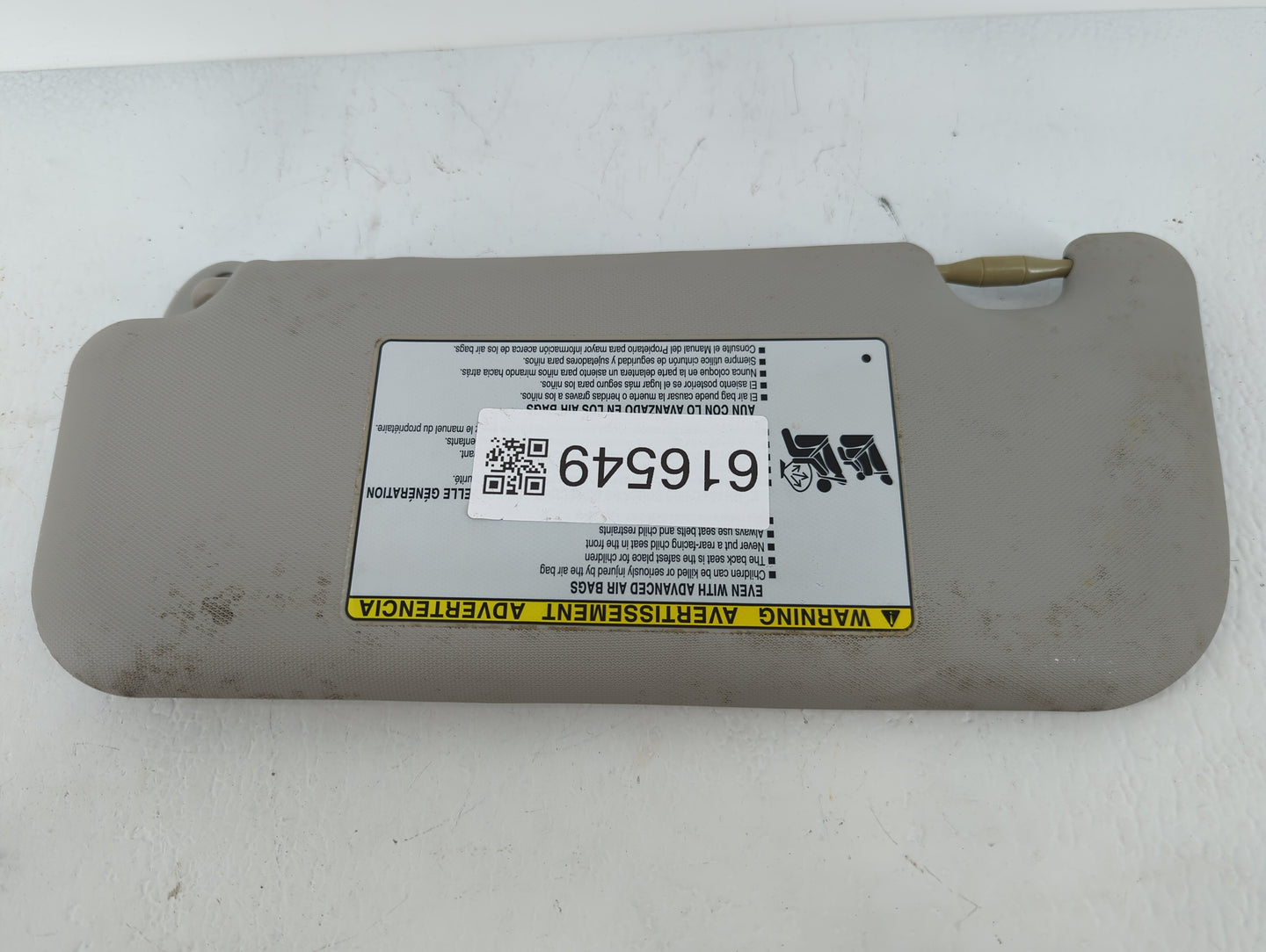 2014-2016 Toyota Corolla Sun Visor Shade Replacement Passenger Right Mirror Fits Fits 2014 2015 2016 OEM Used Auto Parts - O