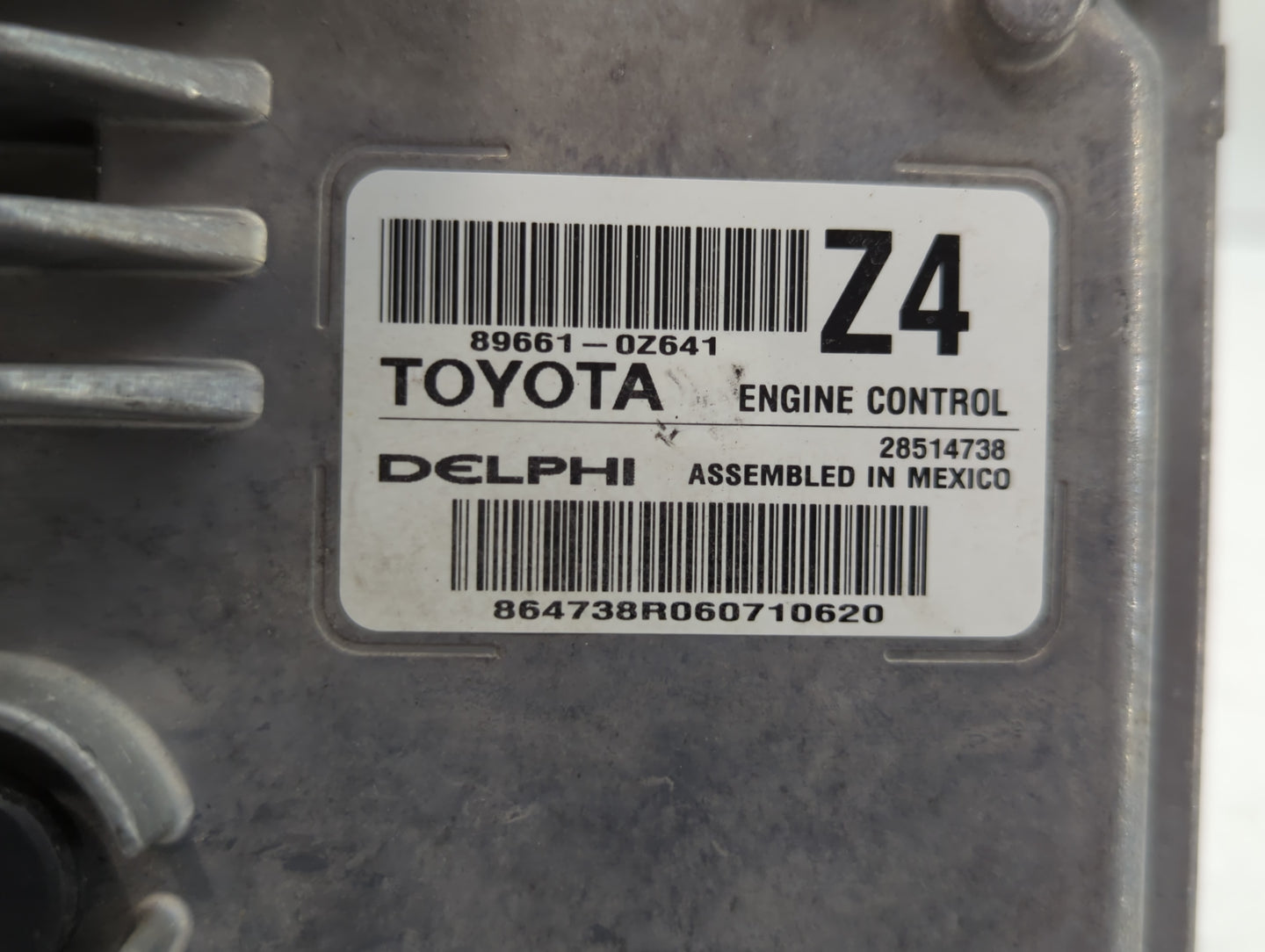 2016 Toyota Corolla PCM Engine Control Computer ECU ECM PCU OEM P/N:89661-0Z640 89661-0Z641, 89661-0Z631, 89661-0Z630 Fits O