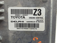 2015-2016 Toyota Corolla PCM Engine Control Computer ECU ECM PCU OEM P/N:28514737 89661-0Z631 Fits Fits 2015 2016 OEM Used A