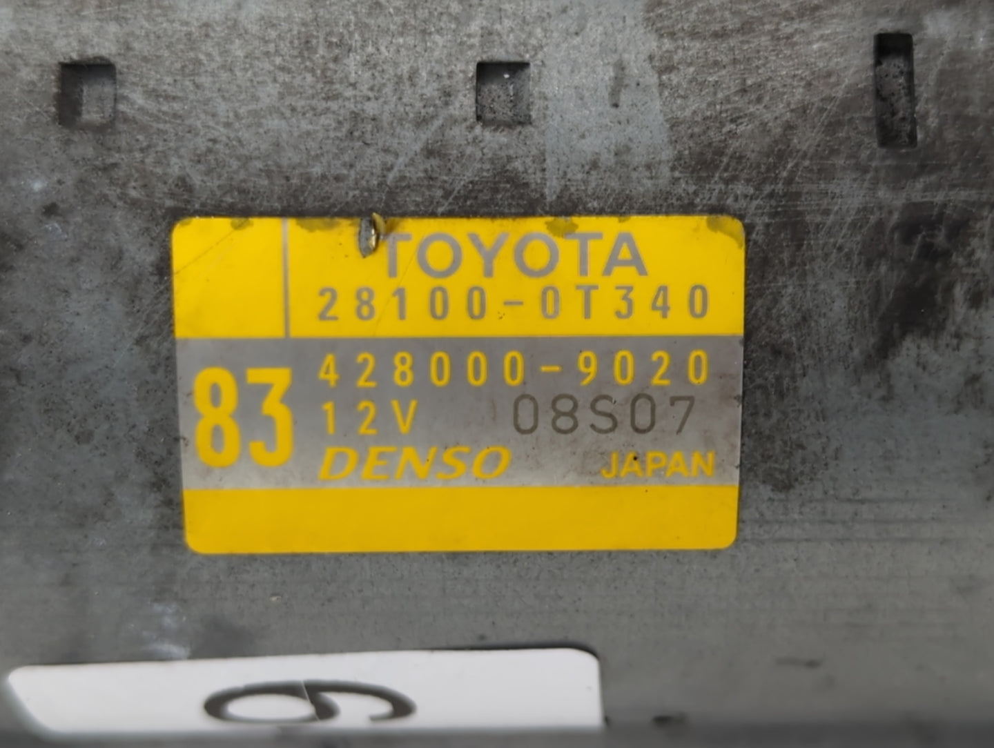 2015-2022 Toyota Corolla Car Starter Motor Solenoid OEM P/N:28100-0T340 Fits Fits 2015 2016 2017 2018 2019 2020 2021 2022 OE