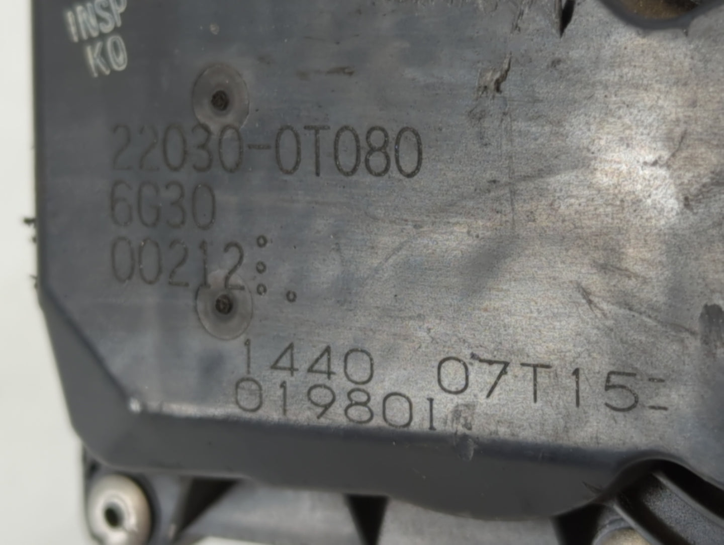 2011-2019 Toyota Corolla Throttle Body P/N:22030-0T080 Fits Fits 2011 2012 2013 2014 2015 2016 2017 2018 2019 OEM Used Auto 