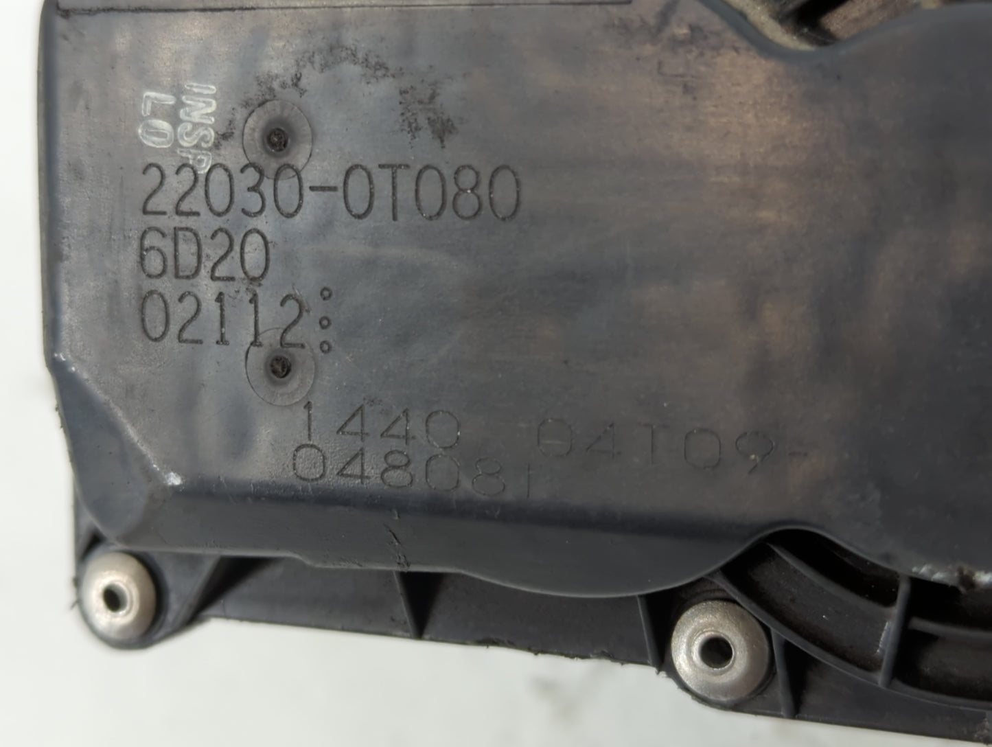 2011-2019 Toyota Corolla Throttle Body P/N:22030-0T080 Fits Fits 2011 2012 2013 2014 2015 2016 2017 2018 2019 OEM Used Auto 