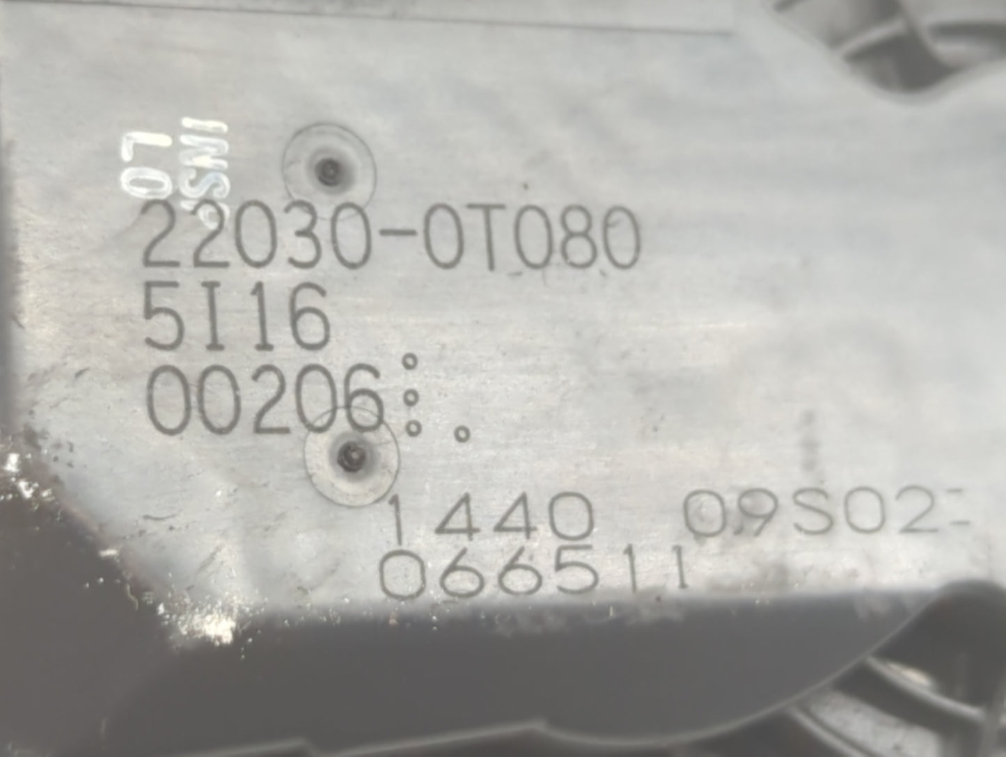 2011-2019 Toyota Corolla Throttle Body P/N:22030-0T080 Fits Fits 2011 2012 2013 2014 2015 2016 2017 2018 2019 OEM Used Auto 