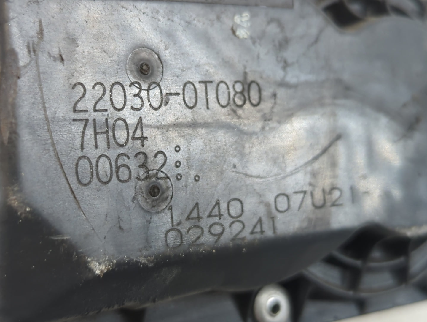 2011-2019 Toyota Corolla Throttle Body P/N:22030-0T080 Fits Fits 2011 2012 2013 2014 2015 2016 2017 2018 2019 OEM Used Auto 