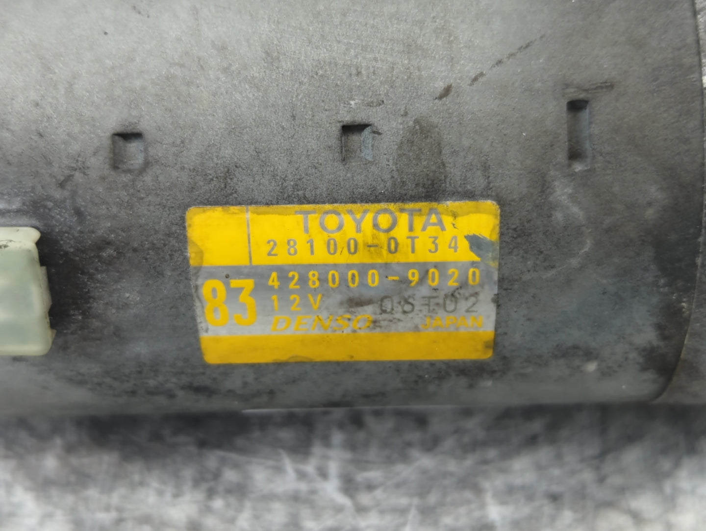 2009-2016 Toyota Corolla Car Starter Motor Solenoid OEM P/N:428000-9020 28100-0T34 Fits OEM Used Auto Parts - Oemusedautopar