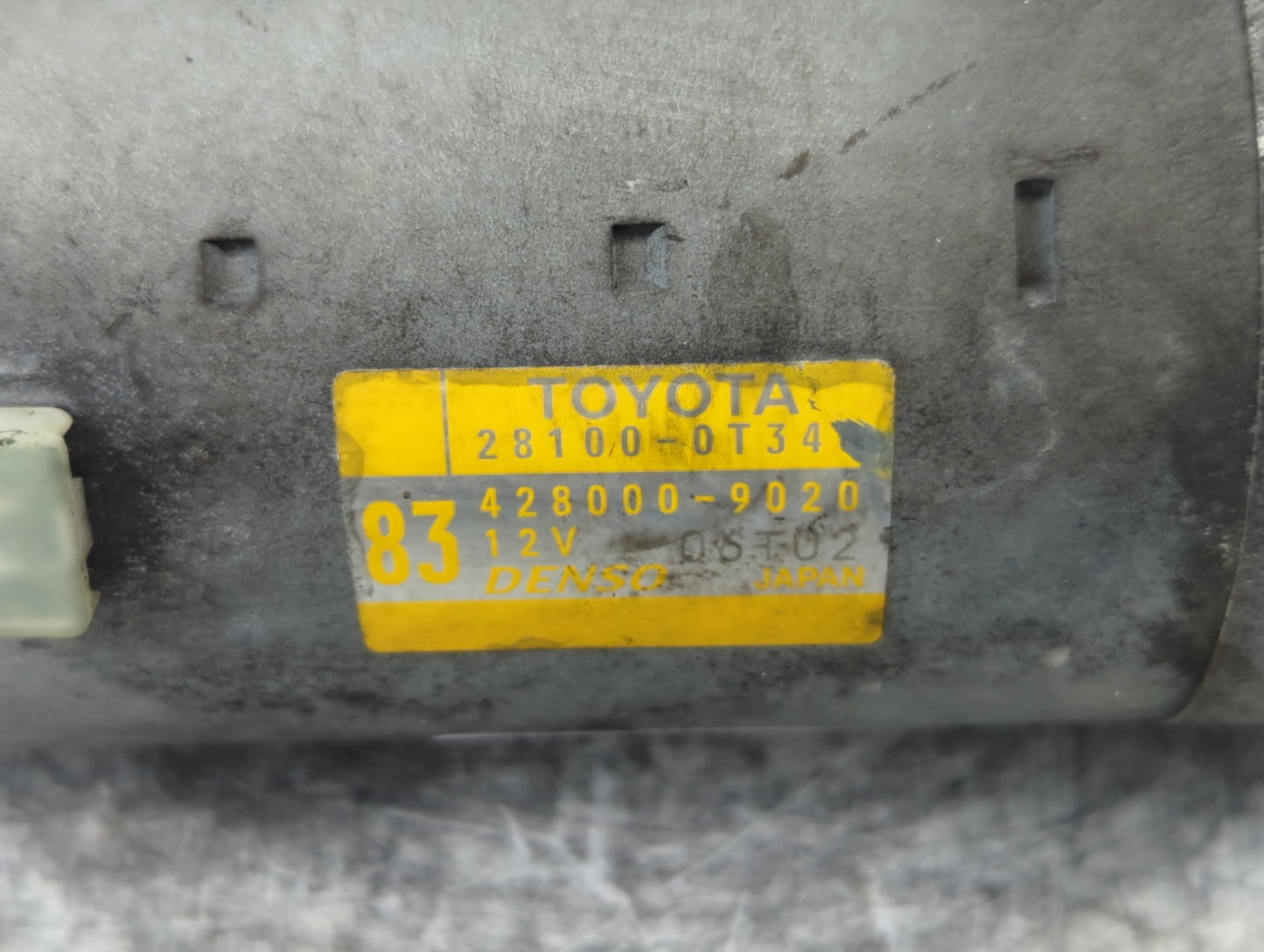 2009-2016 Toyota Corolla Car Starter Motor Solenoid OEM P/N:428000-9020 28100-0T34 Fits OEM Used Auto Parts - Oemusedautopar