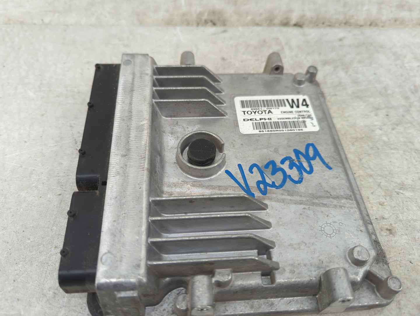 2016 Toyota Corolla Im PCM Engine Control Computer ECU ECM PCU OEM P/N:89661-0W170 Fits OEM Used Auto Parts - Oemusedautopar