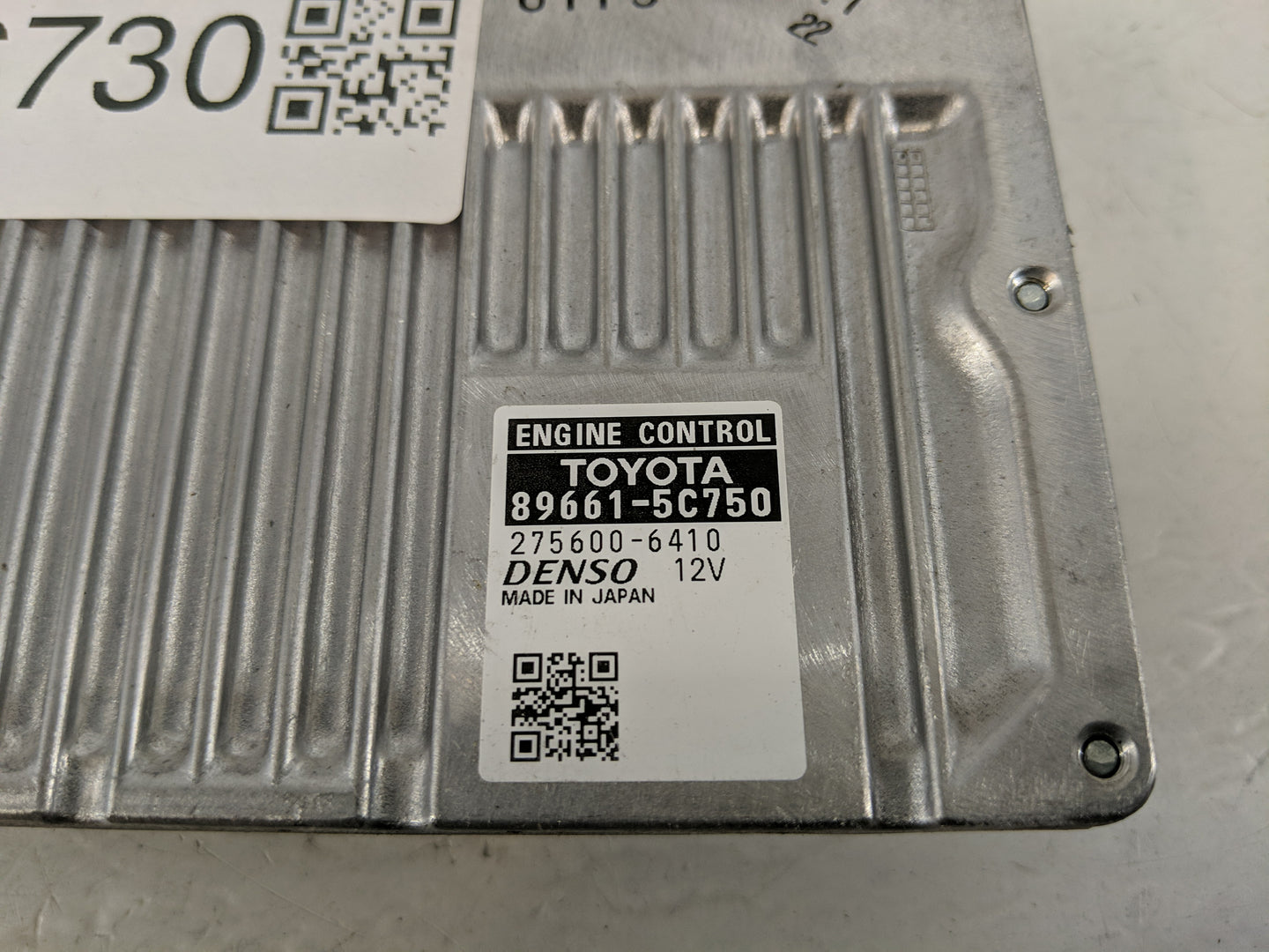 2016-2017 Toyota Prius PCM Engine Control Computer ECU ECM PCU OEM P/N:89661-5C750 Fits Fits 2016 2017 OEM Used Auto Parts -
