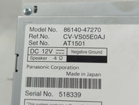 2016-2018 Toyota Prius Radio AM FM Cd Player Receiver Replacement P/N:86140-47270 Fits Fits 2016 2017 2018 OEM Used Auto Par