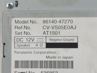 2016-2018 Toyota Prius Radio AM FM Cd Player Receiver Replacement P/N:86140-47270 Fits Fits 2016 2017 2018 OEM Used Auto Par