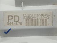 2016-2017 Toyota Prius Instrument Cluster Speedometer Gauges P/N:83800-47L30-G Fits Fits 2016 2017 OEM Used Auto Parts - Oem