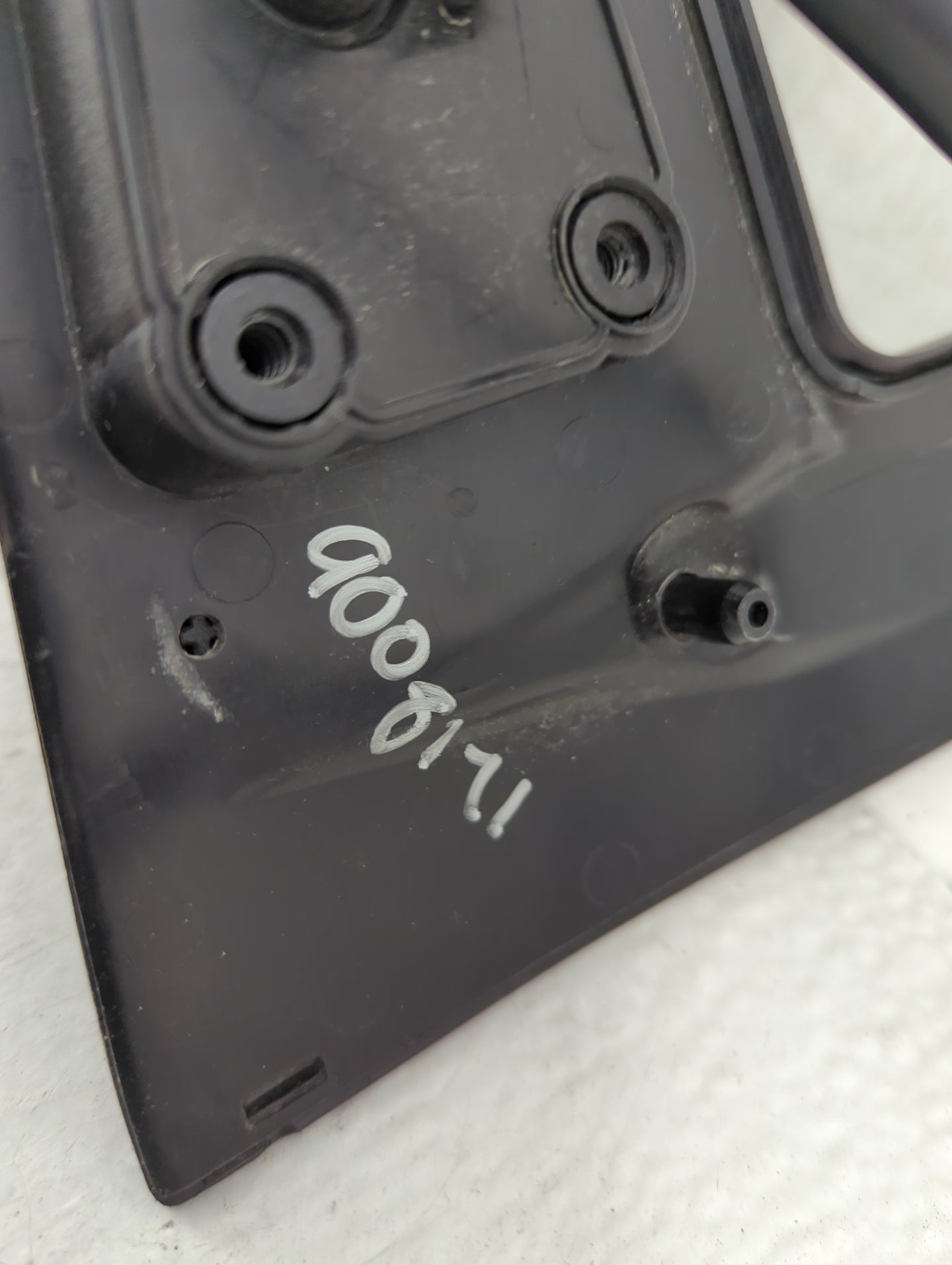 Toyota Prius Driver Left Side View Manual Door Mirror Black - Oemusedautoparts1.com