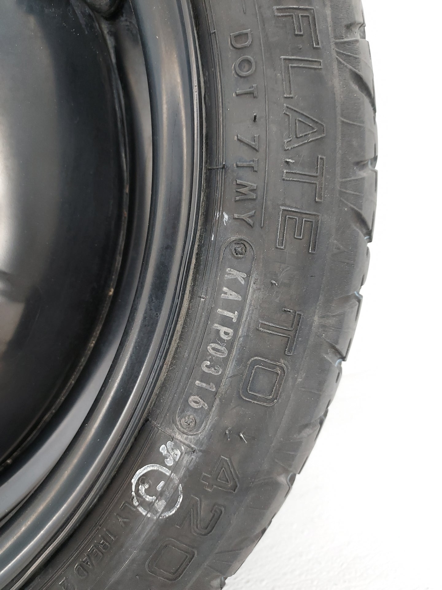 Toyota Prius Spare Donut Tire Wheel Rim Oem 1420786 - Oemusedautoparts1.com